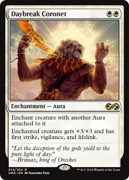 [014]【EN】【FOIL】夜明けの宝冠/Daybreak Coronet【UMA】[R][白]