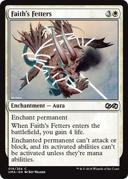 [016]【EN】【FOIL】信仰の足枷/Faith's Fetters【UMA】[C][白]