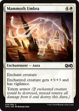 [024]【EN】【FOIL】マンモスの陰影/Mammoth Umbra【UMA】[C][白]