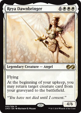 [032]【EN】【FOIL】黎明をもたらす者レイヤ/Reya Dawnbringer【UMA】[R][白]