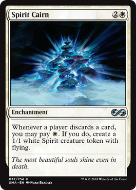 [037]【EN】【FOIL】精霊の石塚/Spirit Cairn【UMA】[U][白]