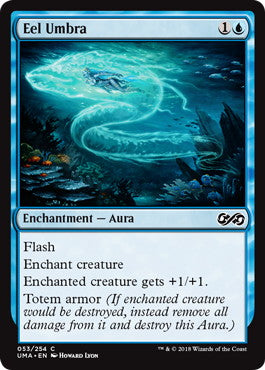 [053]【EN】【FOIL】長魚の陰影/Eel Umbra【UMA】[C][青]