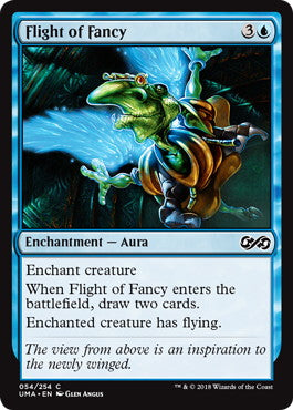 [054]【EN】【FOIL】空想の飛行/Flight of Fancy【UMA】[C][青]