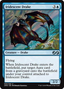 [059]【EN】【FOIL】玉虫色のドレイク/Iridescent Drake【UMA】[U][青]