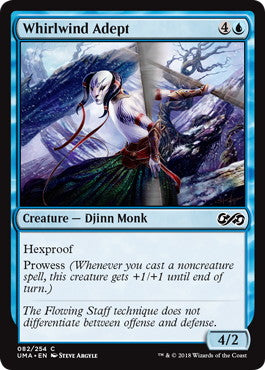 [082]【EN】【FOIL】旋風の達人/Whirlwind Adept【UMA】[C][青]