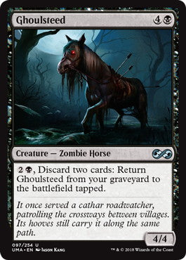 [097]【EN】【FOIL】グール馬/Ghoulsteed【UMA】[U][黒]