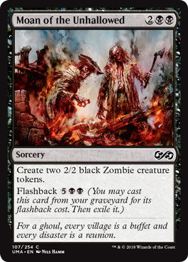 [107]【EN】【FOIL】神聖を汚す者のうめき/Moan of the Unhallowed【UMA】[C][黒]