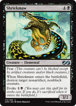 [113]【EN】【FOIL】叫び大口/Shriekmaw【UMA】[U][黒]