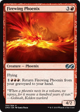 [130]【EN】【FOIL】火翼のフェニックス/Firewing Phoenix【UMA】[U][赤]