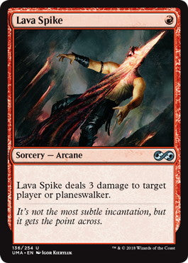 [136]【EN】【FOIL】溶岩の撃ち込み/Lava Spike【UMA】[U][赤]
