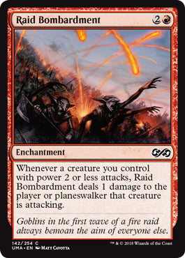 [142]【EN】【FOIL】略奪の爆撃/Raid Bombardment【UMA】[C][赤]