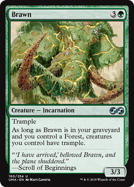 [160]【EN】【FOIL】豪腕/Brawn【UMA】[U][緑]