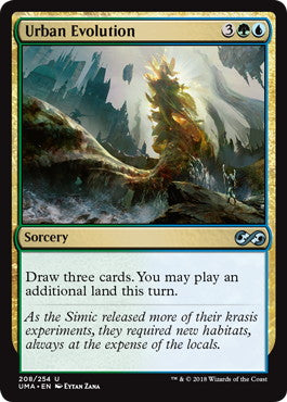 [209]【EN】【FOIL】都の進化/Urban Evolution【UMA】[U][多色]