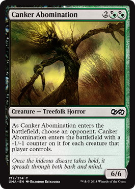 [222]【EN】【FOIL】腐れる嫌悪者/Canker Abomination【UMA】[C][多色]