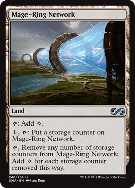 [246]【EN】【FOIL】魔道士輪の魔力網/Mage-Ring Network【UMA】[U][土地]