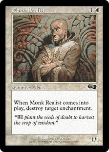 [021]【EN】現実主義の修道士/Monk Realist【USG】[C][白]