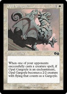 [025]【JP】オパールのガーゴイル/Opal Gargoyle【USG】[C][白]