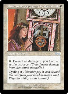 [035]【EN】秘宝の防御ルーン/Rune of Protection: Artifacts【USG】[U][白]