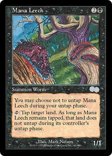 [141]【EN】マナ吸いヒル/Mana Leech【USG】[U][黒]