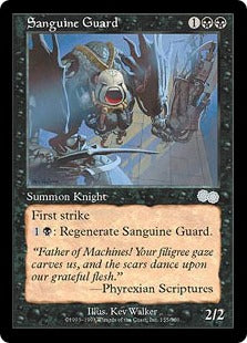 [155]【EN】快活な守備兵/Sanguine Guard【USG】[U][黒]