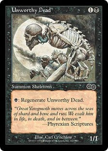 [163]【JP】卑しき死者/Unworthy Dead【USG】[C][黒]