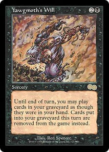 [171]【EN】ヨーグモスの意志/Yawgmoth's Will【USG】[R][黒][NM-][171002]