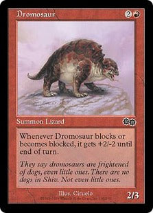 [182]【JP】ドロモザウルス/Dromosaur【USG】[C][赤]