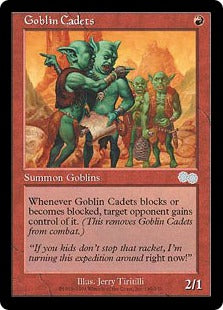 [189]【EN】ゴブリンの士官候補生/Goblin Cadets【USG】[U][赤]