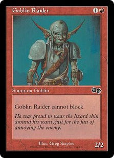 [194]【JP】ゴブリンの略奪者/Goblin Raider【USG】[C][赤]