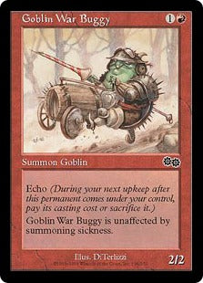 [196]【EN】ゴブリン戦闘バギー/Goblin War Buggy【USG】[C][赤]