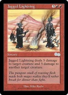 [200]【EN】ギザギザ稲妻/Jagged Lightning【USG】[U][赤]