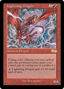 [202]【JP】稲妻のドラゴン/Lightning Dragon【USG】[R][赤]