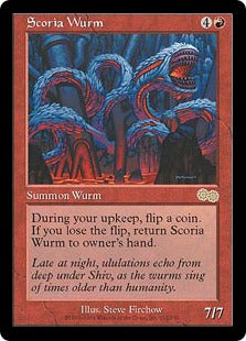 [212]【JP】岩滓のワーム/Scoria Wurm【USG】[R][赤]
