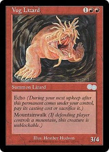 [227]【JP】岩間のトカゲ/Vug Lizard【USG】[U][赤]