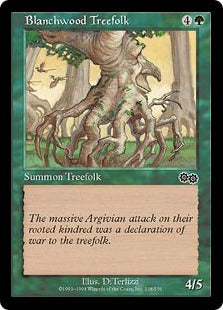 [238]【JP】ブランチウッド・ツリーフォーク/Blanchwood Treefolk【USG】[C][緑]