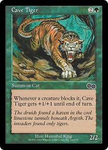 [241]【JP】洞穴の虎/Cave Tiger【USG】[C][緑]