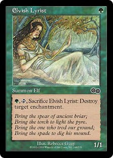 [248]【JP】エルフの抒情詩人/Elvish Lyrist【USG】[C][緑]