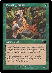 [269]【EN】飛びかかるジャガー/Pouncing Jaguar【USG】[C][緑]
