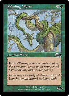 [285]【EN】巻きつくワーム/Winding Wurm【USG】[C][緑]