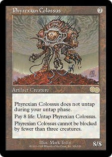 [305]【EN】ファイレクシアの巨像/Phyrexian Colossus【USG】[R][茶]