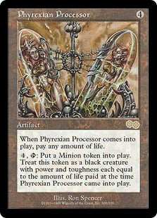 [306]【EN】ファイレクシアの処理装置/Phyrexian Processor【USG】[R][茶]