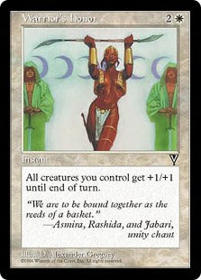 [024]【JP】戦士の誉れ/Warrior's Honor【VIS】[C][白]