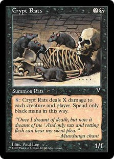 [055]【EN】墓所のネズミ/Crypt Rats【VIS】[C][黒]