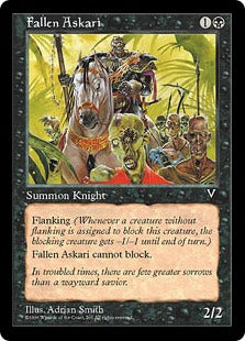 [059]【EN】墜ちたるアスカーリ/Fallen Askari【VIS】[C][黒]