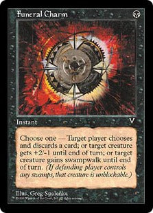 [061]【JP】葬送の魔除け/Funeral Charm【VIS】[C][黒]