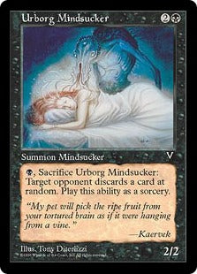 [071]【EN】アーボーグの吸心鬼/Urborg Mindsucker【VIS】[C][黒]