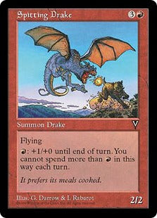 [095]【JP】火吹きドレイク/Spitting Drake【VIS】[U][赤]