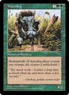 [124]【EN】イボイノシシ/Warthog【VIS】[C][緑]