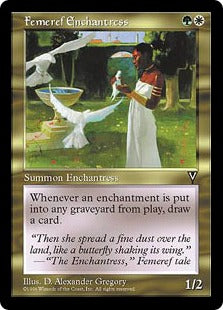 [129]【EN】フェメレフのエンチャントレス/Femeref Enchantress【VIS】[R][多色]