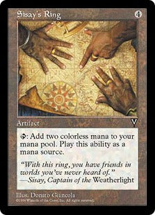 [154]【EN】シッセイの指輪/Sisay's Ring【VIS】[C][茶]